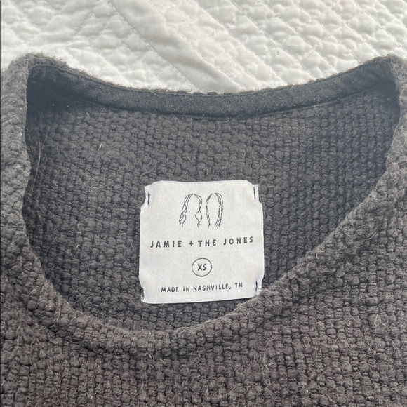 Women's Black Crew Neck Sweater - Picture 9 of 10